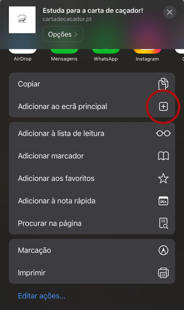 download app de apple para carta de cacador cartadecacador.pt